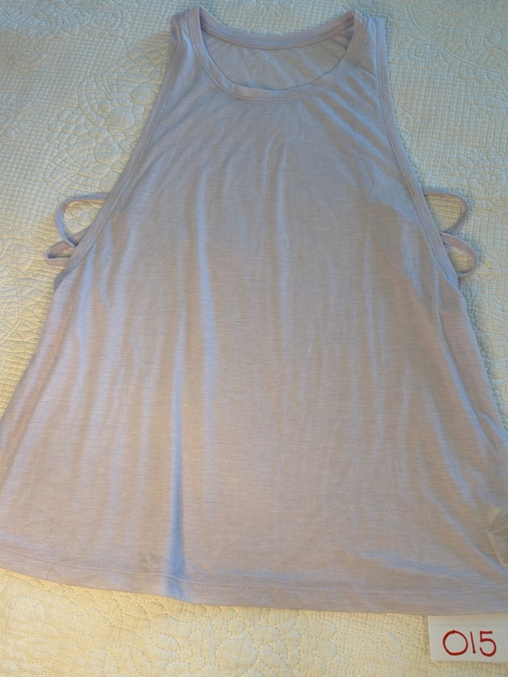 GAP Light Lavender Side-Strap Tank Top